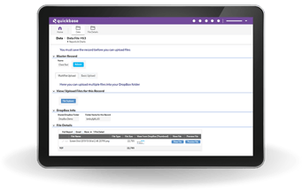 Automated Data Entry Add-Ons - Dropbox for Quickbase