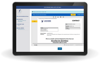 Electronic Signature Add-Ons - DocuSign for Quickbase